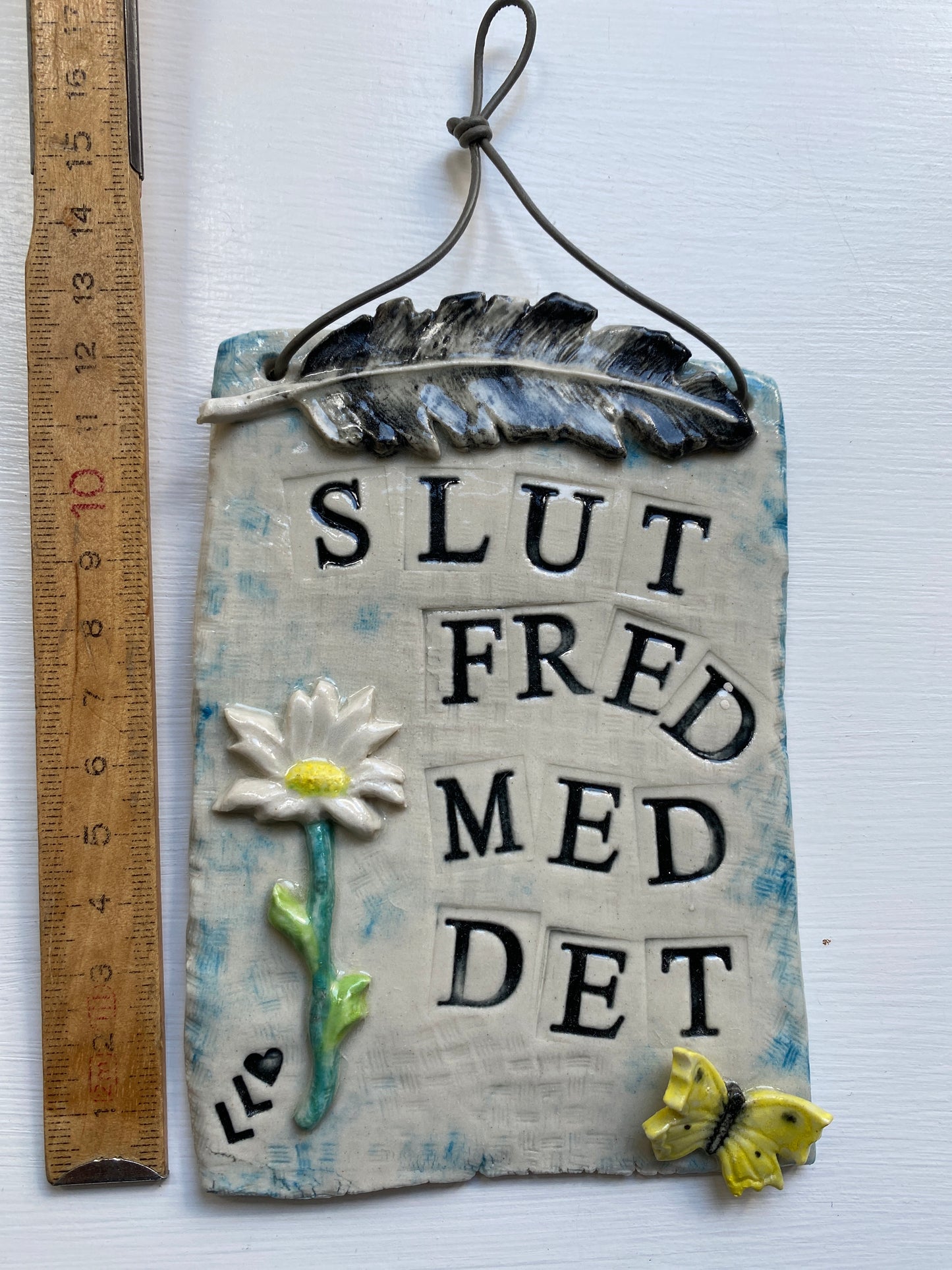 Slut fred med det