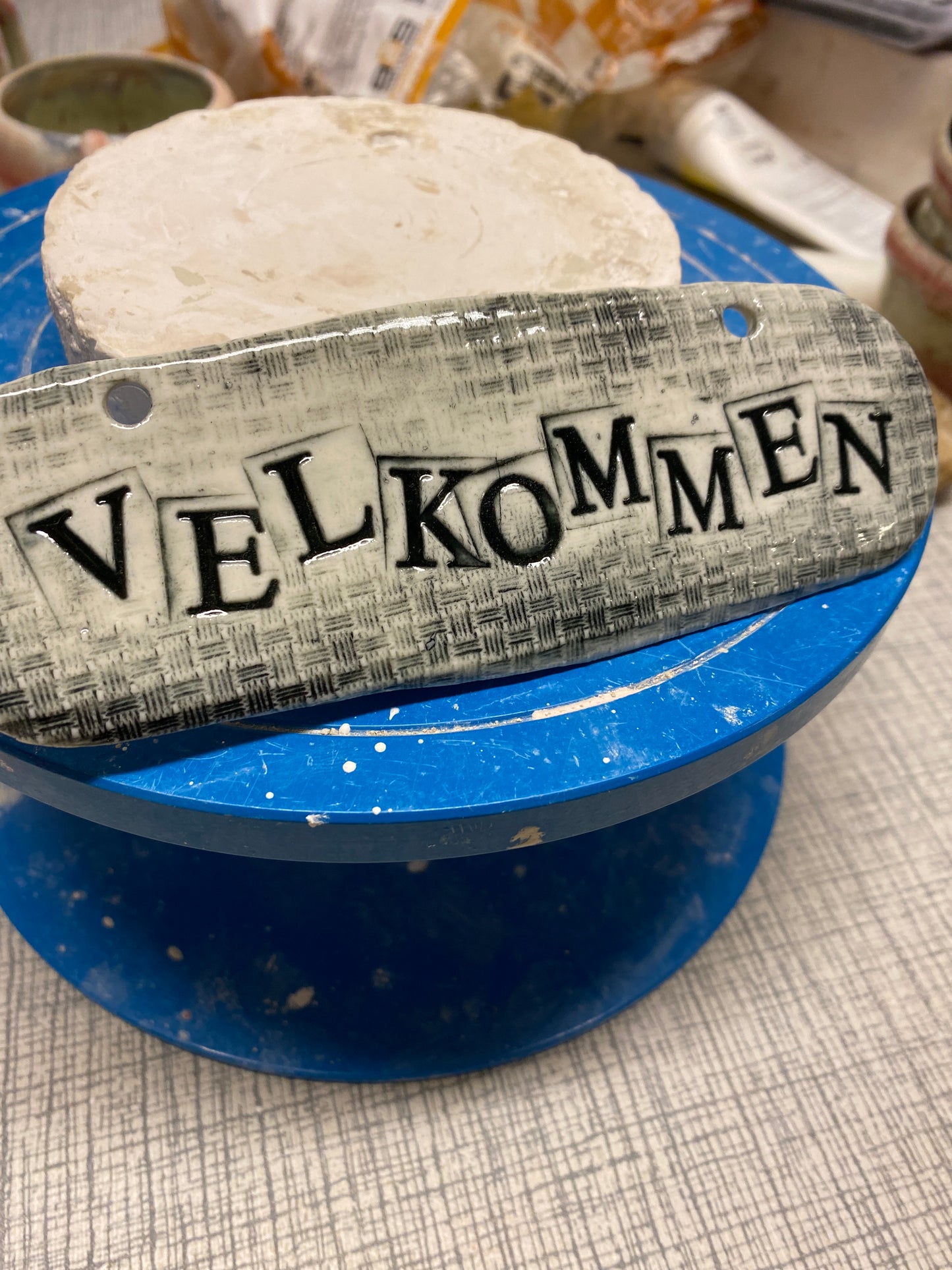 Velkommen skilt