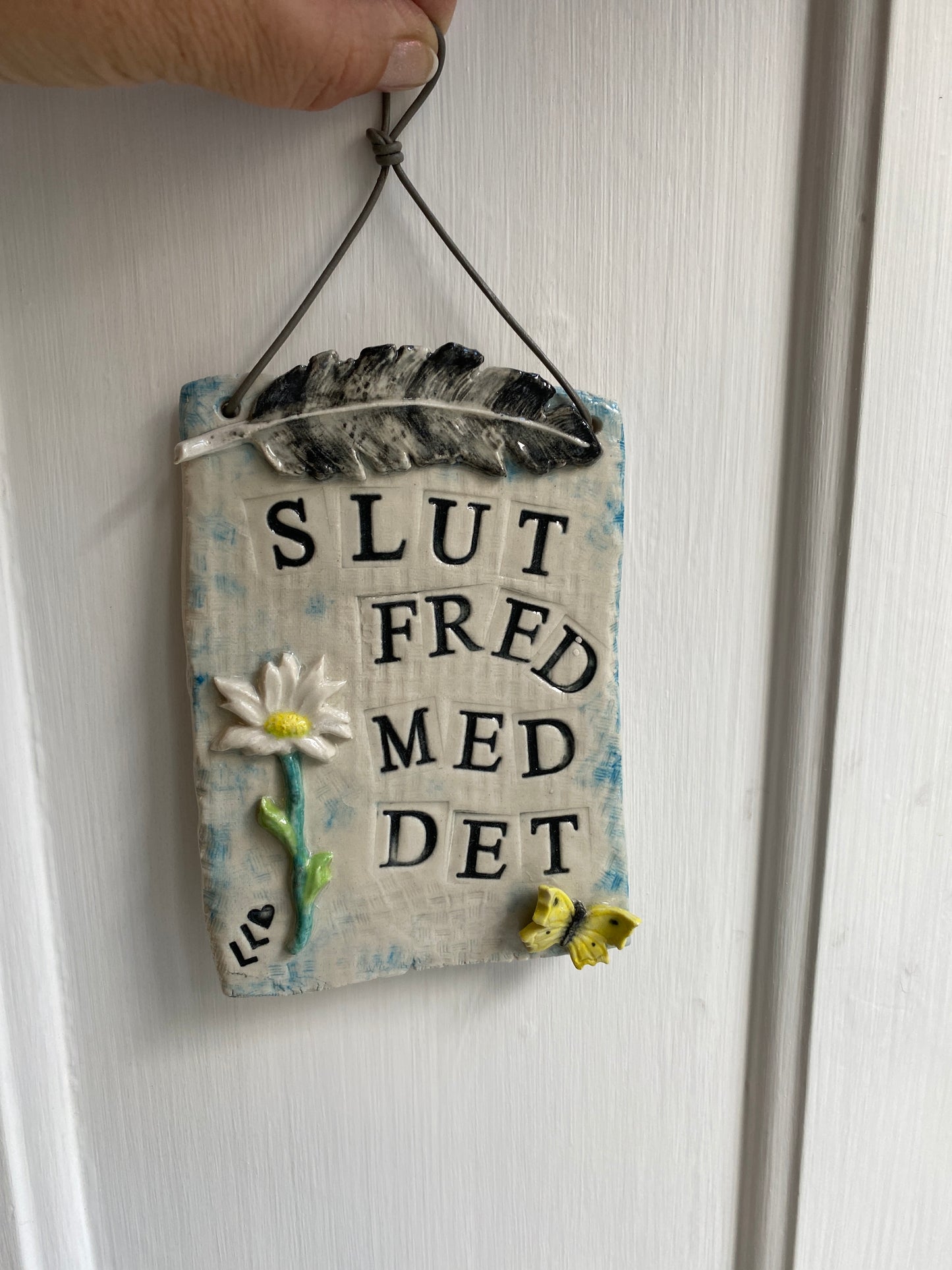 Slut fred med det